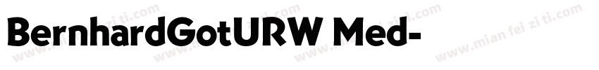 BernhardGotURW Med字体转换